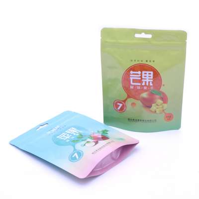 Resealable Transparent Small Cookies Powder Mylar Standing Baby Food Packaging Pouch Bags